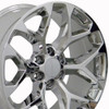 22" Fits NEW 1999-2023 CK156 Chevy Silverado Wheels GMC Sierra 1500 Cadillac Chrome Set of 4 22x9" Rims