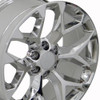 22" Fits NEW 1999-2023 CK156 Chevy Silverado Wheels GMC Sierra 1500 Cadillac Chrome Set of 4 22x9" Rims