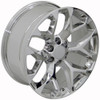 22" Fits NEW 1999-2023 CK156 Chevy Silverado Wheels GMC Sierra 1500 Cadillac Chrome Set of 4 22x9" Rims