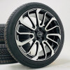 22" Wheel and Tire Package Fits Range Rover Autobiography Wheels HSE Sport Land Rover Machined Black Rims Set of 4 22x9.5"