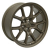22" Fits Dodge Ram 1500 SRT10 Jeep Nissan Infiniti Wheels Bronze Set of 4 22x9.5" Rims
