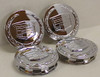 Cadillac Escalade OEM Older fitting Center Caps Chrome Set of 4 Brand new Factory OEM - 3 1/4" - Fit GM 20 and 22" wheels