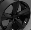 20" Fits Dodge Challenger Charger SRT Wheel Rim Gloss Black Set of 4 20x9"