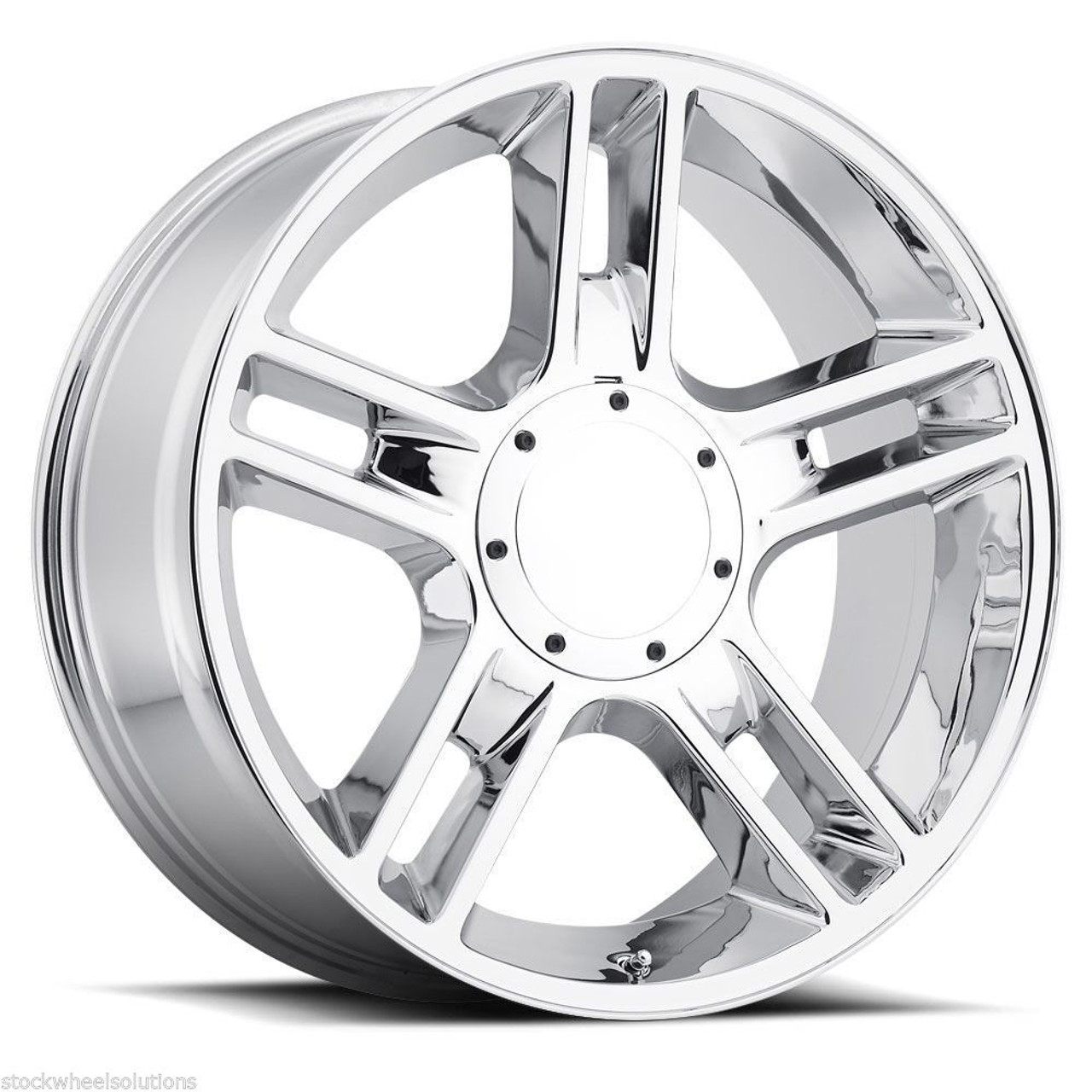 22" Fits Ford® F150 Harley Wheels 5 Lug Chrome Set of 4 22x9.5" Rims