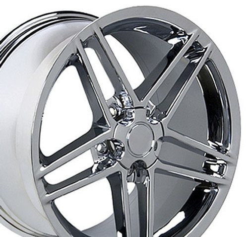 18" Fits Camaro Corvette C6 Z06 Wheel Chrome 18x10.5" Rim OE Spec