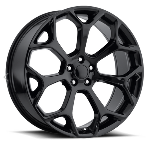 22" Fits Chrysler 300c Dodge Magnum Chargers Challengers Wheels Gloss Black Set of 4 22x9" Rims