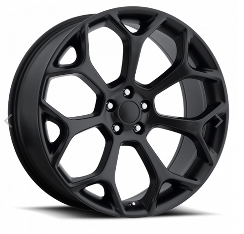 22" Fits Chrysler 300c Dodge Magnum Chargers Challengers Wheels Satin Black Set of 4 22x9" Rims