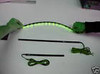 LED light strip 12v 9" 9 LED's Flexable self stick GREEN