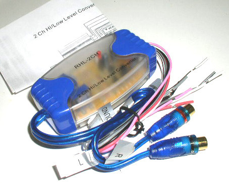 Line Out Converter-Hi to Low level(RCA)Output 2 channel - Mobilistics™