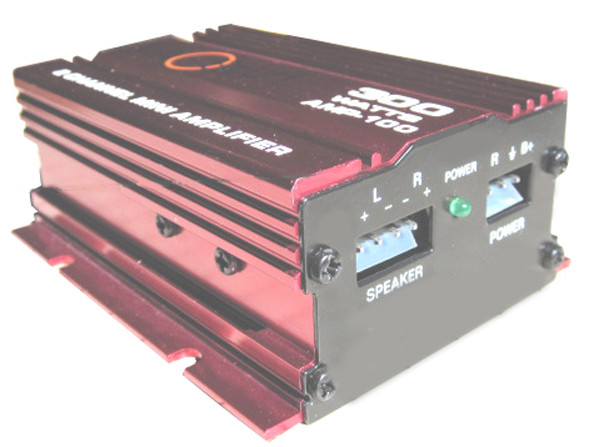 300 Watt Mini Power Amplifier 12 volt 2 Channel Mobilistics™