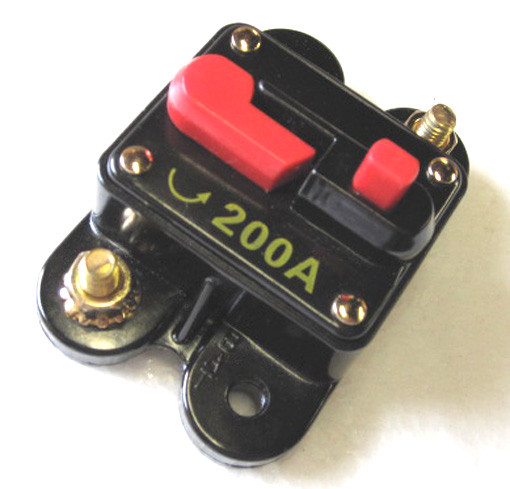 12 Volt Car Audio 200 AMP Circuit Breaker with Reset up to 2000 watts Mobilistics™