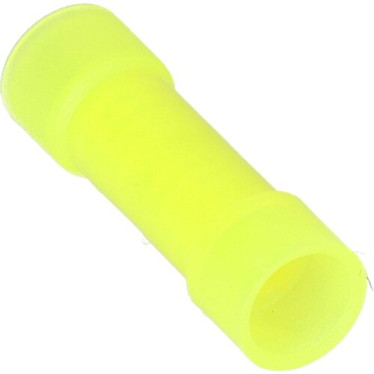 Yellow Nylon Butt Splice Connector 14-10 ga. "See-Thru" (100 pack)