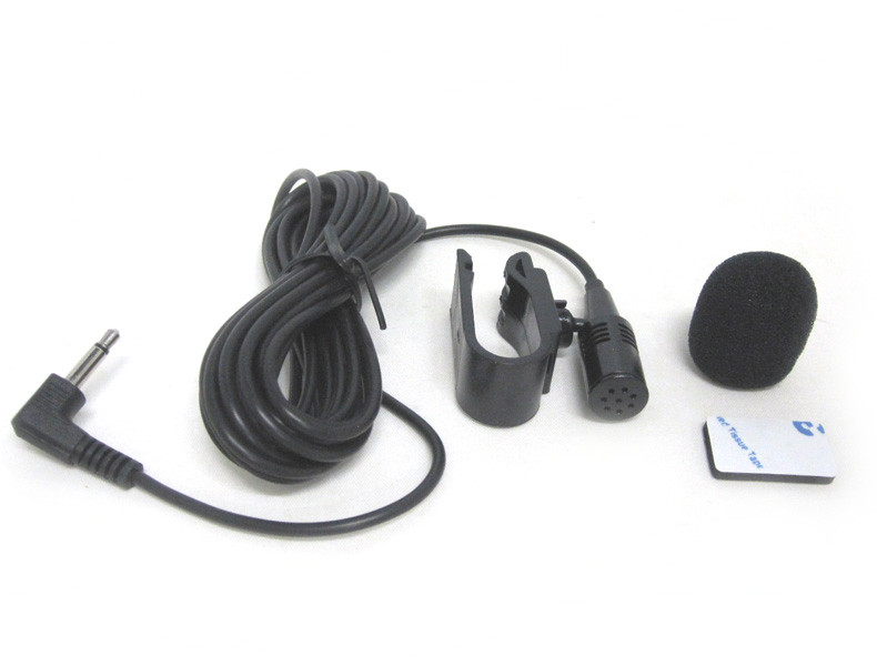 Universal 3.5mm External Microphone For Kenwood, Sony, Alpine, JVC, Clarion Car Stereos