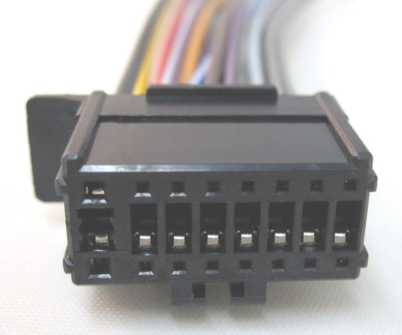 Front View AVH series wire harness with fuse cover