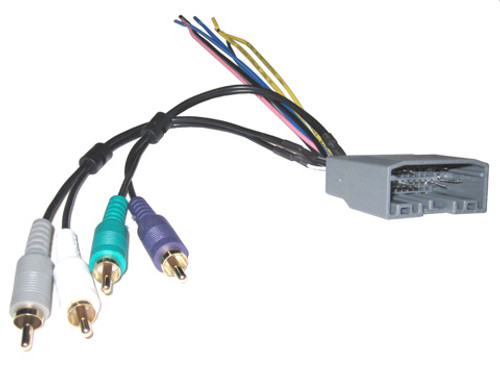 10-UP Chrysler/Dodge/Jeep Amp Integration Harness w/ RCA input