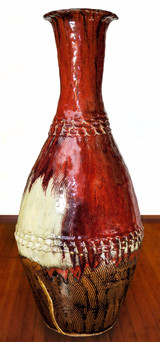 Copper Red Jar, Roughly 34 Inches Tall by 14 Inches Wide: $41,995