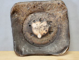 Woodfired "Moon" Slab Tray, Roughly 10 Inches Wide by 2 Inches Tall (SK6956)
