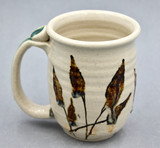 Large Collaborative Mug, Glazed by Sienna, Roughly 16-18 oz size, (SK7143)
