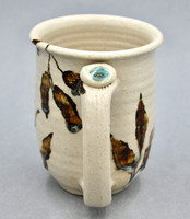 Large Collaborative Mug, Glazed by Sienna, Roughly 16-18oz size, (SK7142)