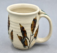 Large Collaborative Mug, Glazed by Sienna, Roughly 16-18 oz size, (SK7143)