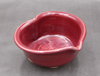 Medium Heart Bowl, Ruby Red, roughly 18-22oz. size, SK7860
