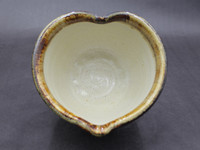 Medium Heart Bowl, Nuka Iron, roughly 18-22oz. size, SK7864