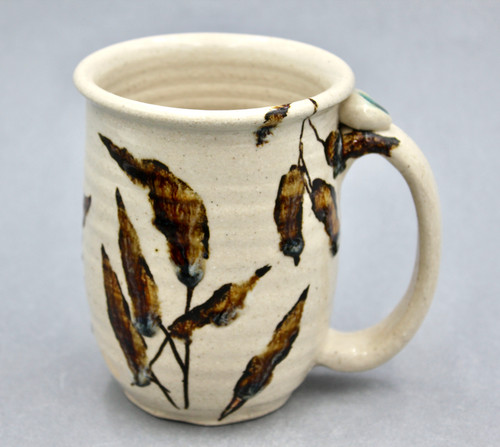 Large Collaborative Mug, Glazed by Sienna, Roughly 16-18oz size, (SK7142)
