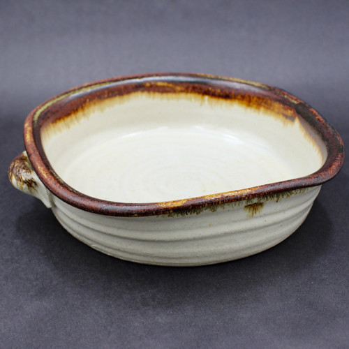 Medium Square Baker, Nuka Iron w/Copper Green, Roughly 2" Tall by 8.5" Wide on the Interior Dimensions, and 11" Exterior Width, Including the 2 Handles (SK000253)