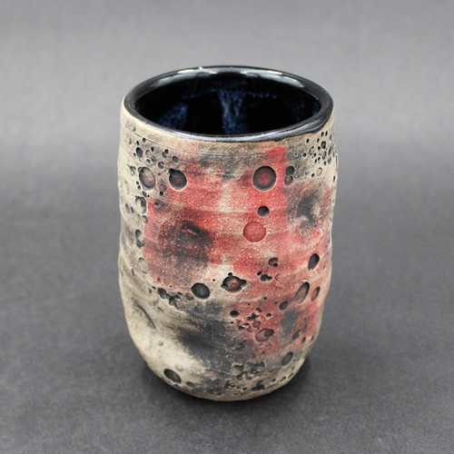 Lunar/Asteroid Cup, Red Colors, roughly 14 ounces (SK000264)