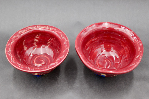 'Imperfect/Flawed' Pair of Stackable Bowls, roughly 8-10oz. sizes (SK000320)