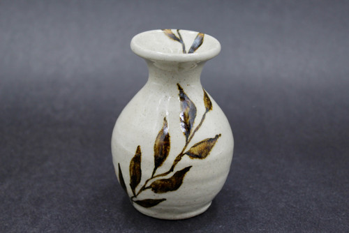 Small Collaborative Vase, Glazed by Sienna, Roughly 4" tall b 2.75" wide (SK0436)