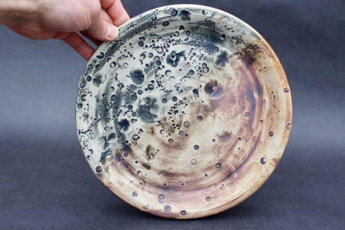 Half Moon Dinner Plate, roughly 8" Diameter, 100% Food-Safe (SK000463)