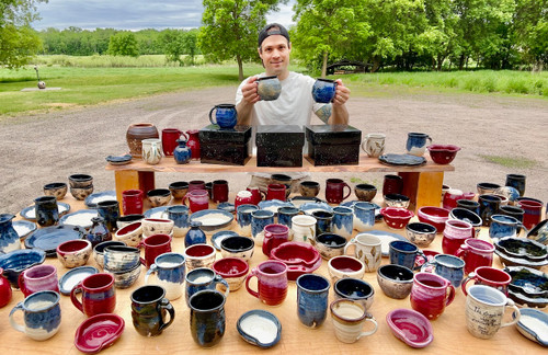 One Random Grab Bag Mug, Cup, Bowl, Vase, Plate or Spoon Rest, Variety of Shapes, Sizes and Colors