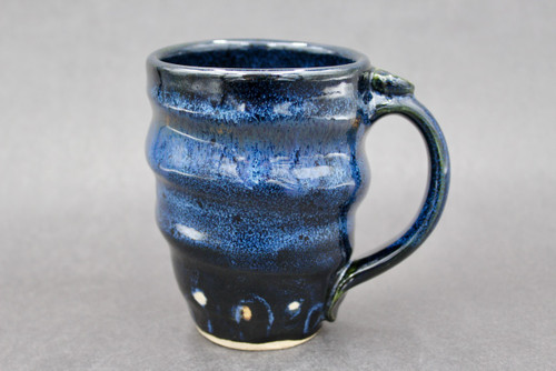 Spiral Mug, Dark Nuka Cobalt, roughly 10oz size, (SK0518)