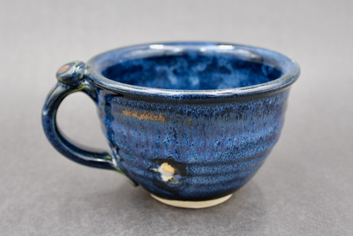 Latte Mug, Dark Nuka Cobalt, roughly 14oz size, (SK0523
