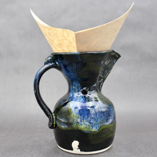 Cosmic Neon Glazed Coffee Maker, Pour-Over Drip Coffee, 7.25" tall, Brews Roughly 24 oz. Coffee (SK0550)