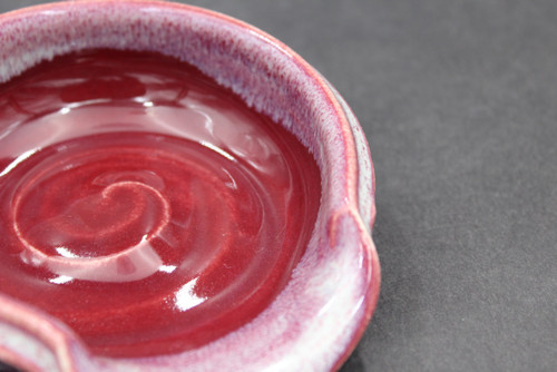 Ruby Red Spoon Rest with Nuka Rim (SK0561)