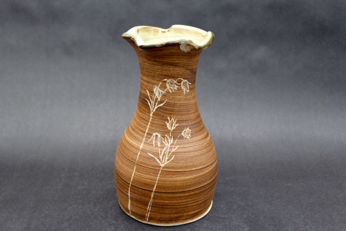 Collaborative Flower Vase, Roughly 8.25" tall and 5" wide (SK0620)