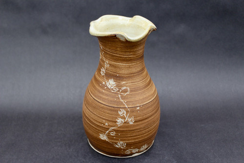 Collaborative Flower Vase, Roughly 8.5" tall and 5" wide (SK0621)