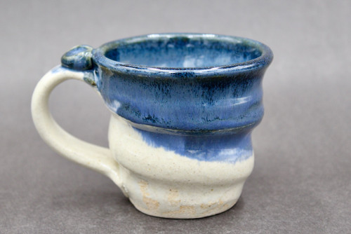Large Espresso Mug, Nuka Cobalt, roughly 6-7 oz size, (SK0743)