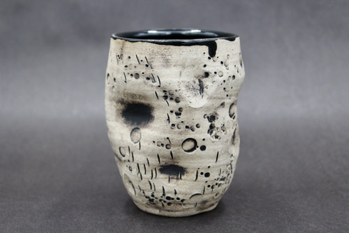 Lunar/Asteroid Cup, Black Interior, roughly 11-12 ounce size (SK0756)