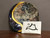 Stoneware Wall Platter Inspired by Cosmic Colors and  Moon Surfaces , Roughly 13.5" diameter by 2.5" tall 