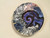 Cosmic Wall Platter SK2286, Porcelain and Cobalt, Iron, 24 Karat gold and wood ashes, roughly 15" diameter by 3" thick, approx 10 pounds.