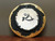 Cosmic Wall Platter (SK4842), Porcelain and Cobalt, Iron, 24 Karat gold and wood ashes, roughly 16" diameter by 2.5" thick, approx 10 pounds.
