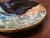 Cosmic Wall Platter (SK4845), Porcelain and Cobalt, Iron, 24 Karat gold and wood ashes, roughly 14.5" diameter by 2.5" thick, approx 10 pounds.