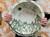 Large, Mountain Wall Platter, White Stoneware, Roughly 16" wide by 4" deep (SK7223)