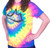 Rainbow Tie Dye Logo T-Shirt, Unisex, Small