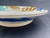Wall Platter w/24 karat gold and 99.99% silver crack repair, White Stoneware, Roughly 16." wide by 3.5" deep (SK7378)