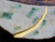 Mountain Wall Platter (SK8352) Stoneware and Cobalt, Iron, 24 Karat gold, roughly 14.5" diameter by 3" thick, approx 10 pounds.