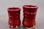 Pair of small Ruby Red Cups, roughly 4-6oz. each (SK8518)